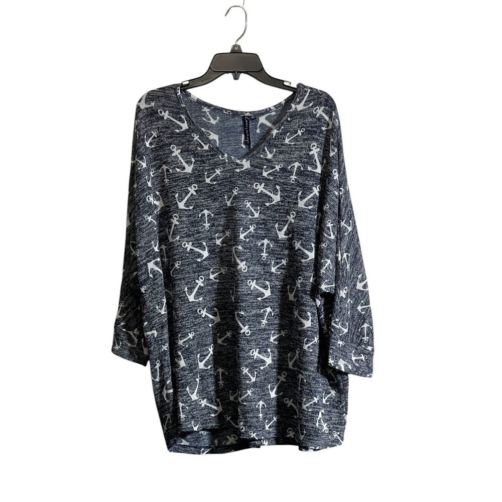Casey Key 3X Summer Lightweight Sweater Anchors Coastal Beach Boat